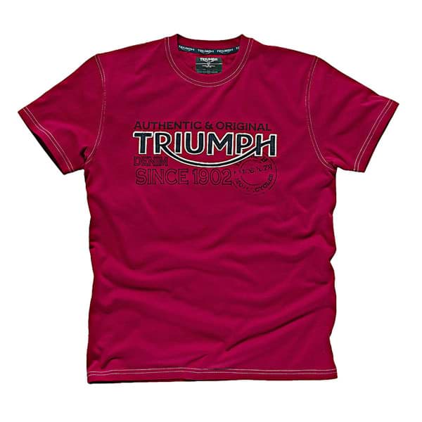 Picture of Triumph - Herren Denim T-Shirt mit Aufdruck