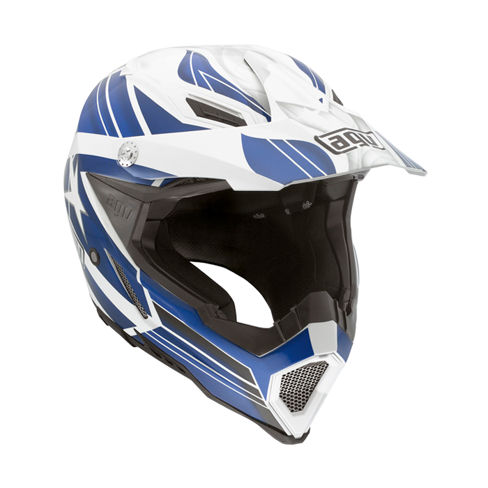 Picture of AGV Off-Road AX-8 Evo Flagstars White/Blue