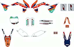 Zeige Details für KTM - Factory Grafik-Kit Bild von KTM - Factory Grafik-Kit