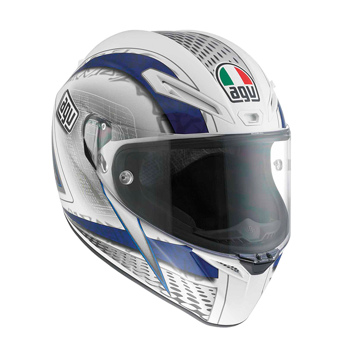 Picture of AGV Race GT Veloce Cyborg White Black Blue