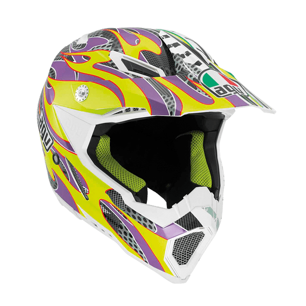 Picture of AGV Off-Road AX-8 Evo Flame Yellow/Violet