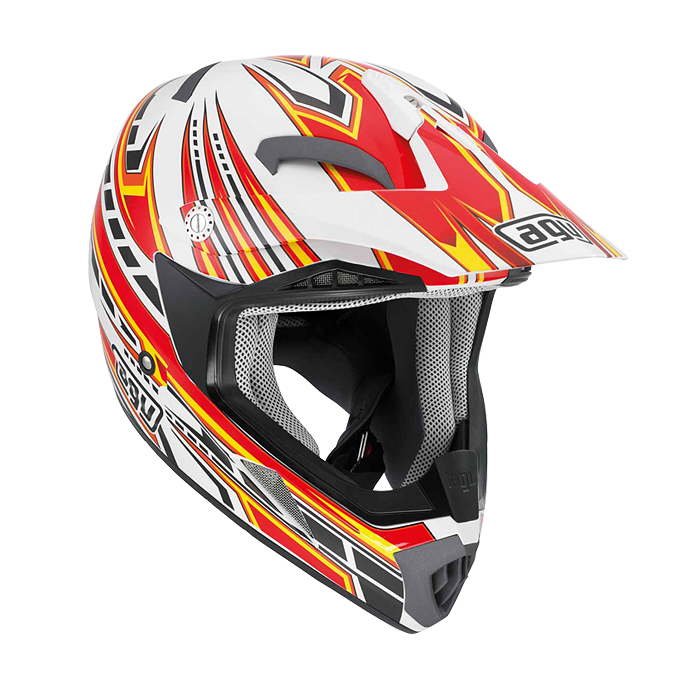Picture of AGV Off-Road MT-X Junior Point White/Red/Yellow