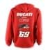 Picture of Ducati Nicky D69 Sweatshirt mit kapuze