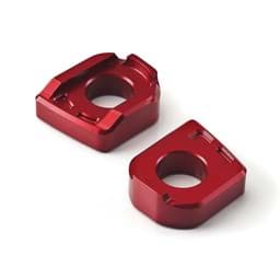 Picture of Triumph - Billet Machined Chain Adjuster Block - Red