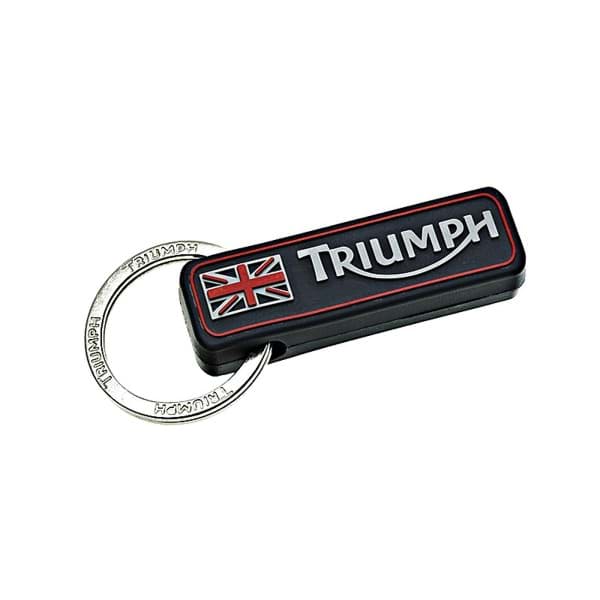 Picture of Triumph Logo Union Rubber Schlüsselanhänger