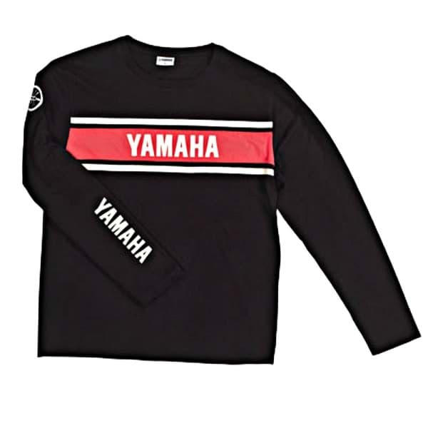 Picture of Yamaha Herren Classic T-shirt Long Sleeve - Black