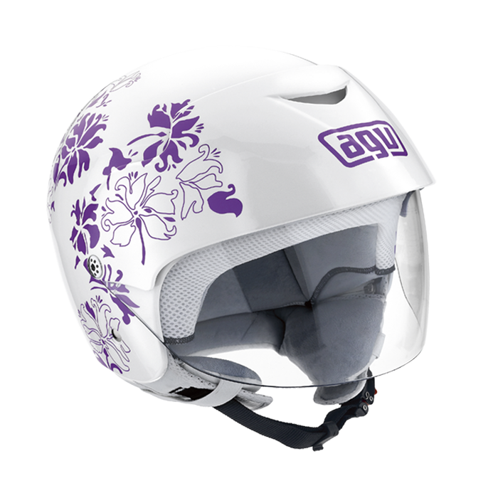 Picture of AGV City Bali II Leaf White/Lilac
