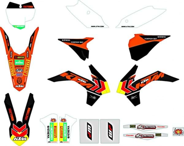 Picture of KTM - Factory Grafik Kit SX "13-"14