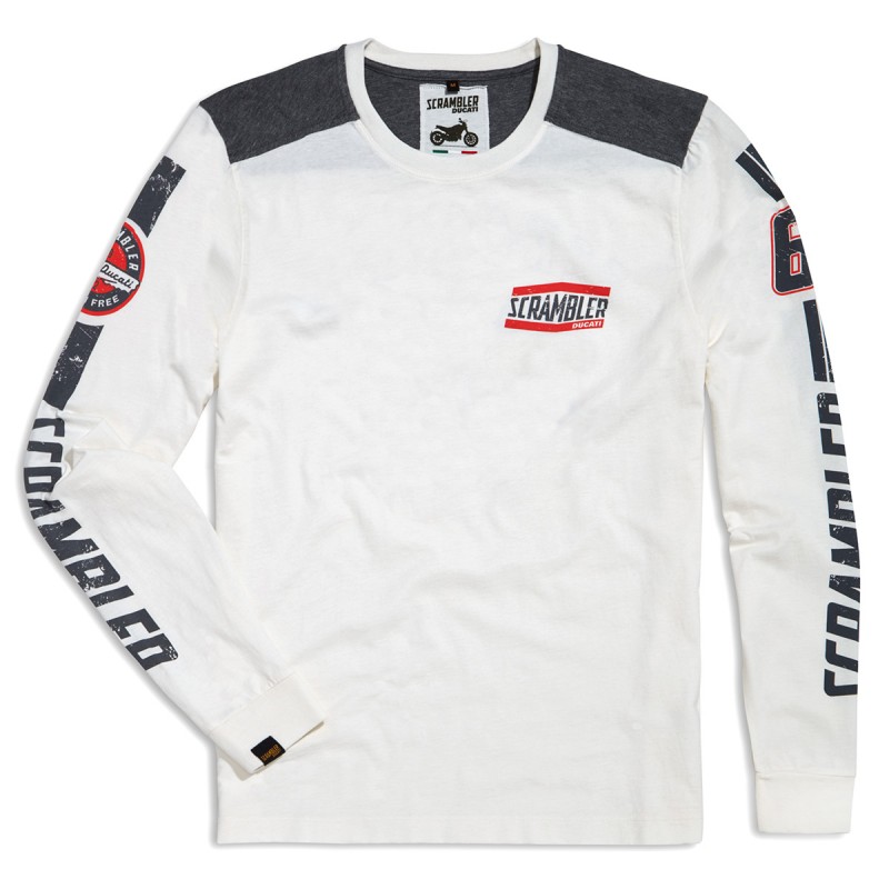 Picture of Ducati - Flat Track Langärmeliges T-Shirt