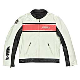 Picture of Yamaha Classic Casual Leather Jacket - Broken White